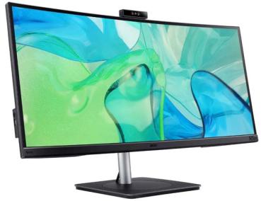 Acer-Vero Monitor CB343CURD 34/3440x1440/2x HDMI/DP/Type C/Webcam FHD IR
